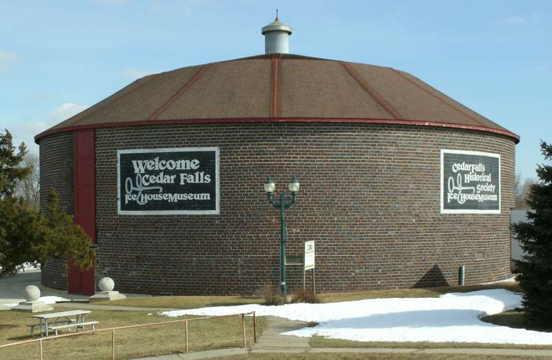 Cedar Falls Ice House located at Franklin Avenue and 1st Street in Cedar Falls, Black Hawk County, Iowa is on the National Register of Historic Places. An informational plaque for this building can be found at File:Ice House Cedar Falls IA Plaque