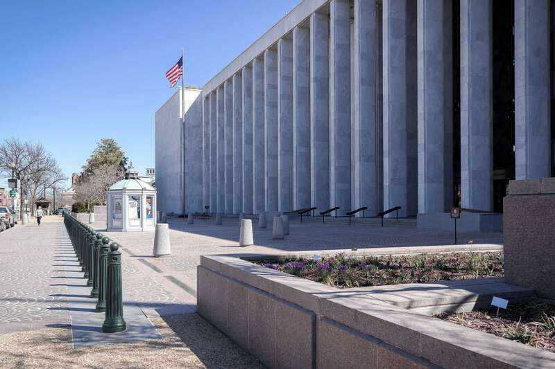The James Madison Memorial Building, part of the Library of Congress, in Washington, DC