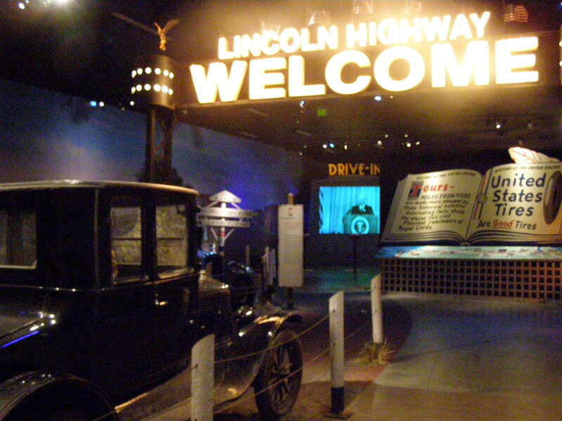 Lincoln Highway exhibit at the Great Platte River Road Archway Monument in Kearney, Neb.
