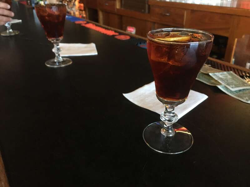 Picon Punch drink, served in the Santa Fe Hotel, Reno, Nevada