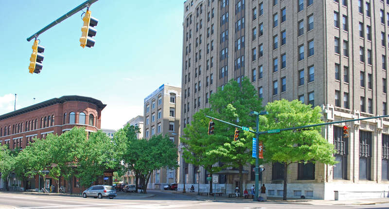 Corner of Market &amp; 11th, Chattanooga TN, Stone Fort Historic District