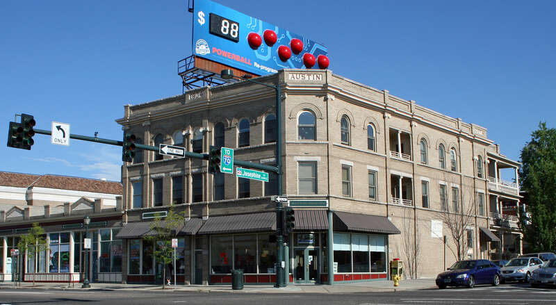The Austin Building, located at 2400 East Colfax Avenue in Denver, Colorado