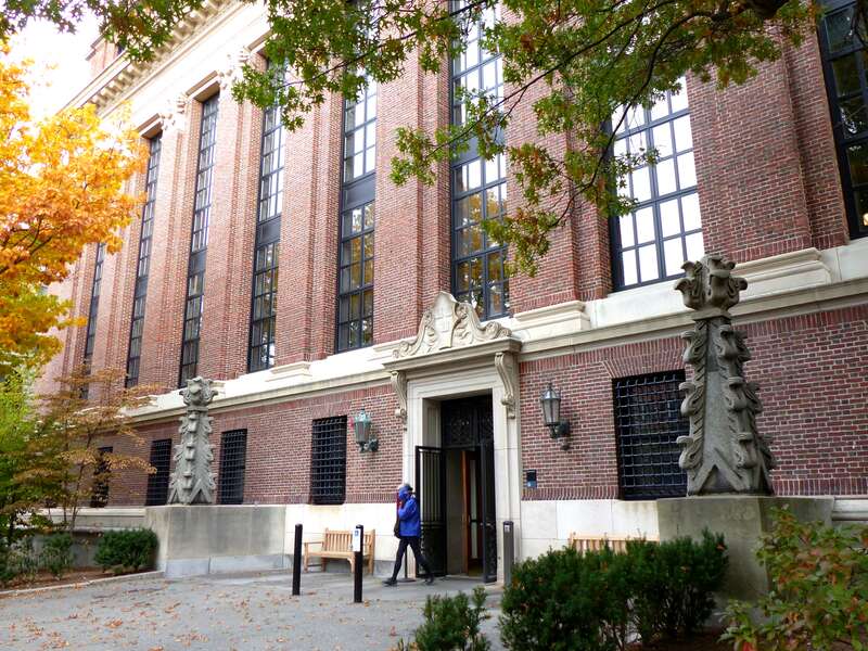 Cambridge - USA -  Harvard University - Harry Elkins Widener Memorial Library