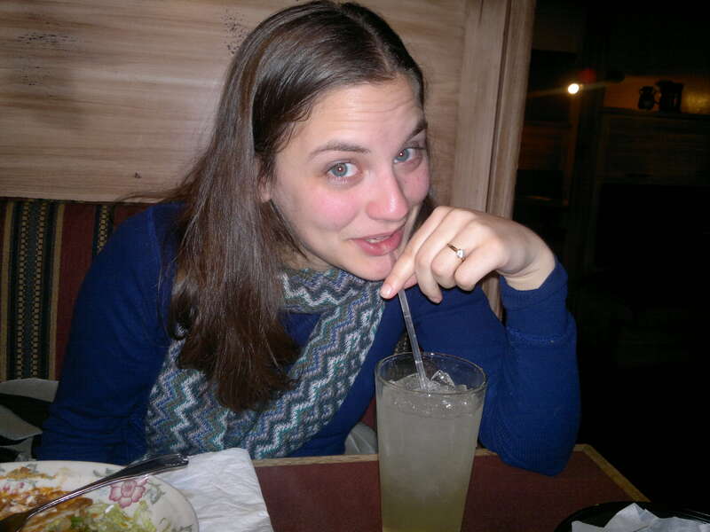 Enjoying the drinks