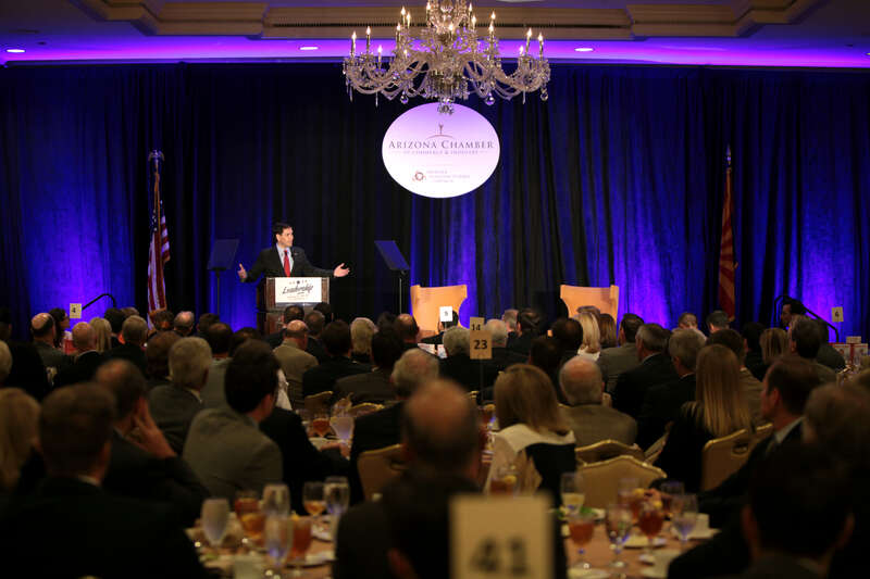 U.S. Senator Marco Rubio of Florida speaking at the Arizona Chamber of Commerce &amp; Industry's Leadership Series luncheon in Phoenix, Arizona.

Please attribute to Gage Skidmore if used elsewhere.