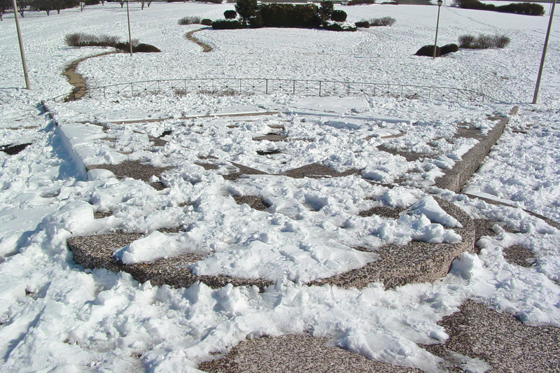 The Masonic emblem on the grounds of the George Washington Masonic National Memorial in Alexandria, Virginia, covered in snow following a winter storm a few days prior.

Ben Schumin is a professional photographer who captures the intricacies of daily