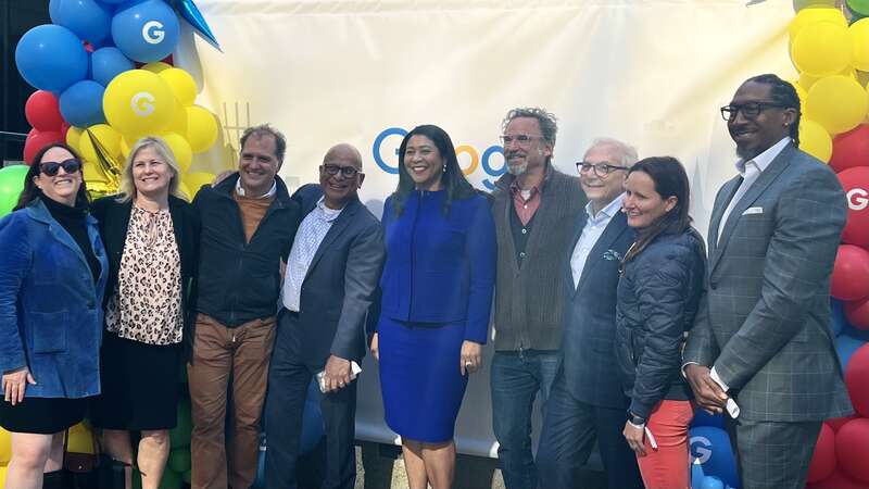 Mayor London Breed at Google with Golden Gate Restaurant Association