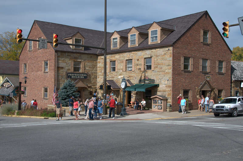 Nashville Indiana - Corner of Main street