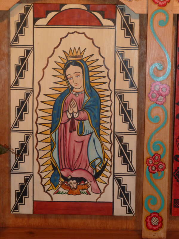 Virgin of Guadelupe at the Indian Pueblo Cultural Center, Albuquerque, NM