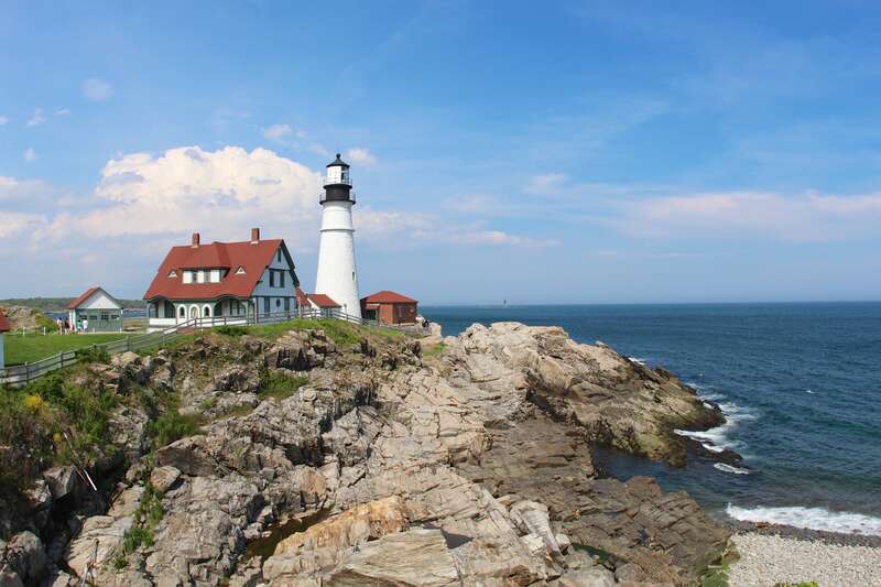 First constructed in 1791.

Portland Head Light @ Portland, Maine