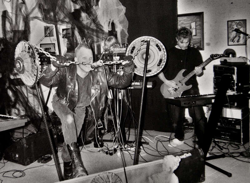Society Burning plays live in Denver, CO, 1996