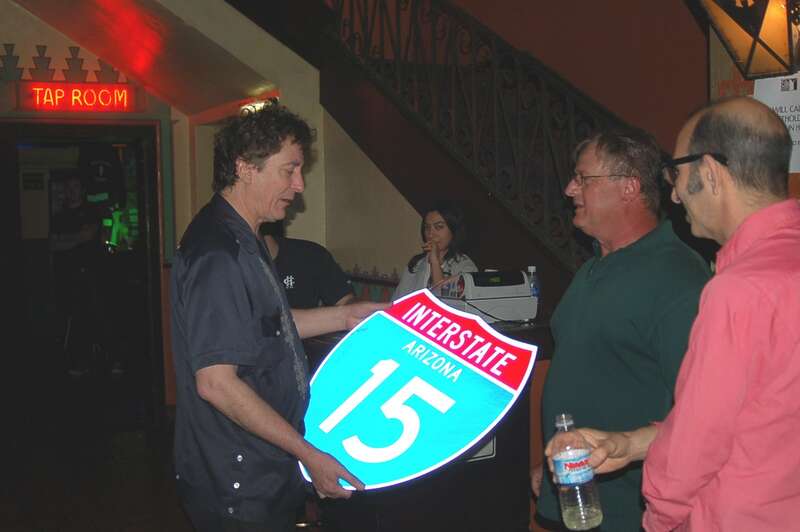 The Combat Railfans at  Stan Ridgways's Tucson Concert.
