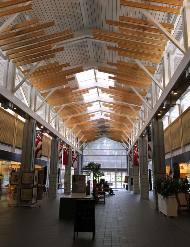 A view of the Colonial Williamsburg Regional Visitor Center.