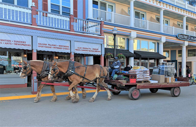 Mackinac Island, Michigan as it appeared in 2022