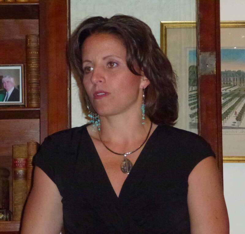 Jen Rizzotti at Governor's Mansion, at reception honoring her induction into the Women's Basketball Hall of Fame