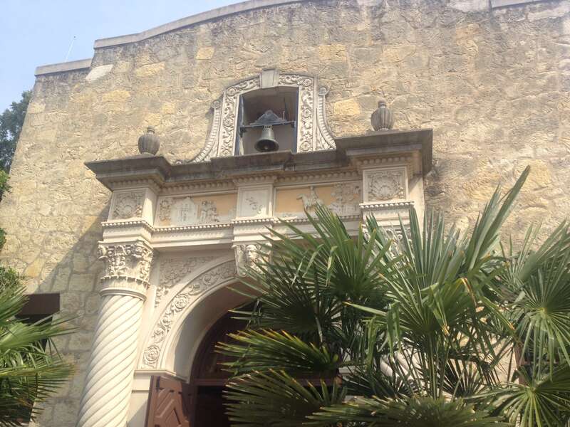 Alamo facade and entrance