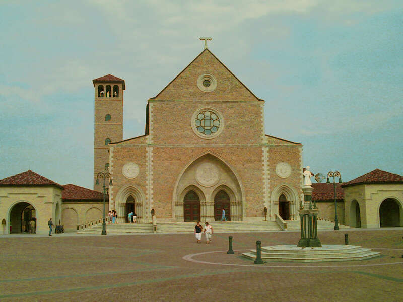The Shrine of the Most Blessed Sacrament in Hanceville, Alabama.