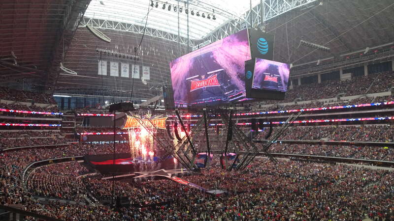 WrestleMania 32 was the thirty-second annual WrestleMania professional wrestling pay-per-view (PPV) event produced by WWE. It took place on April 3, 2016, at AT&amp;T Stadium in Arlington, Texas. Twelve matches were contested on the card (with three