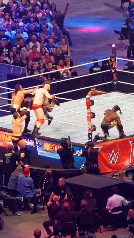 WrestleMania 32 was the thirty-second annual WrestleMania professional wrestling pay-per-view (PPV) event produced by WWE. It took place on April 3, 2016, at AT&amp;T Stadium in Arlington, Texas. Twelve matches were contested on the card (with three