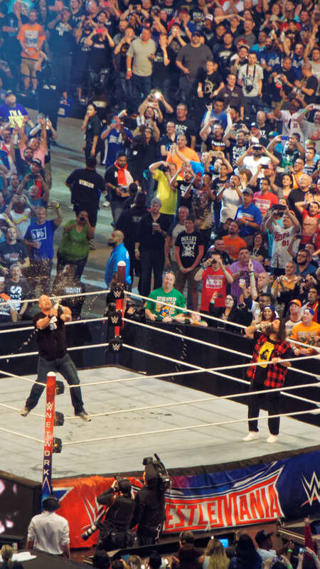 WrestleMania 32 was the thirty-second annual WrestleMania professional wrestling pay-per-view (PPV) event produced by WWE. It took place on April 3, 2016, at AT&amp;T Stadium in Arlington, Texas. Twelve matches were contested on the card (with three