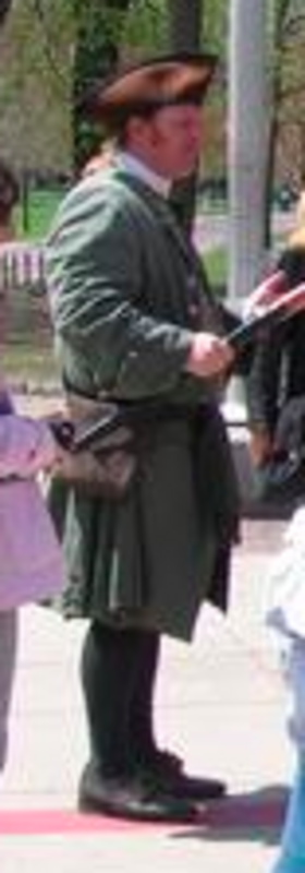 tour guide in costume, Boston, Massachusetts, USA