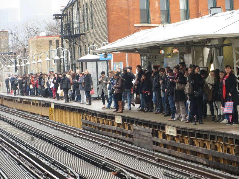 20140404 24 CTA Blue Line L @ Damen