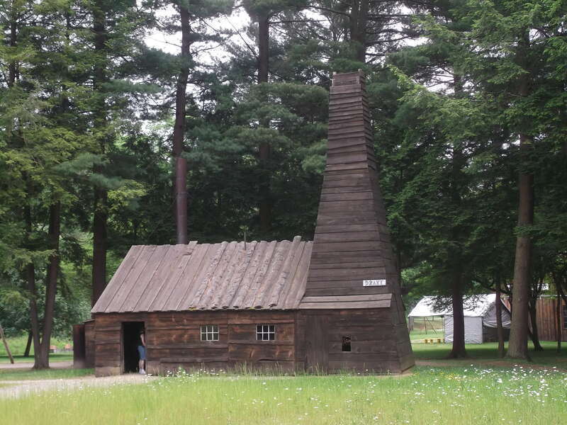 A reconstruction of the original well by "Colonel" Drake and the very first purpose drilled well in search of oil. This well was the beginning of the oil industry.