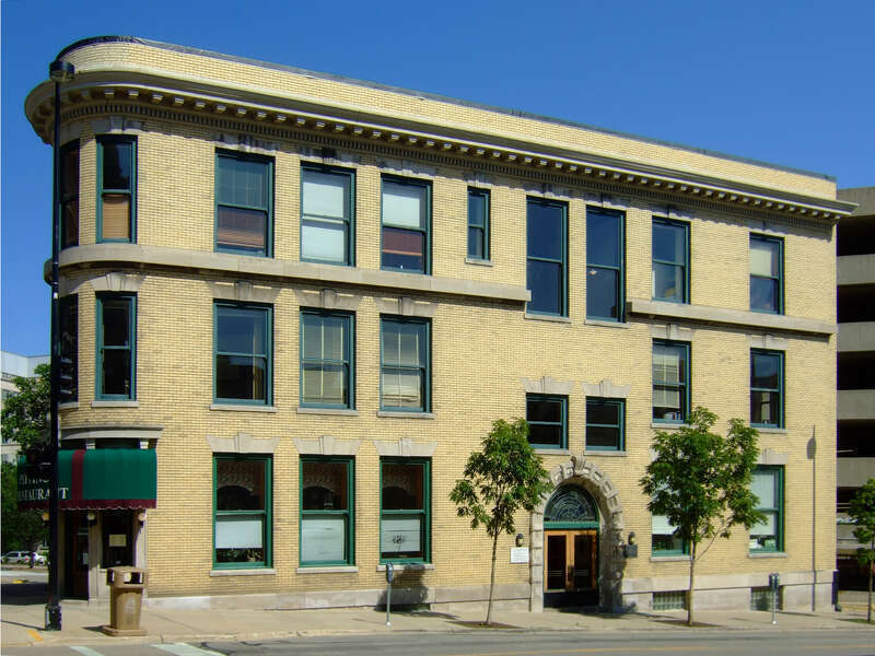 The Jackman Building (1913-14) at 111 S. Hamilton Street in Madison, Wisconsin, is an unusual example of early 20th-century commercial architecture because it is preserved virtually intact both inside and out. Designed by the local architectural firm