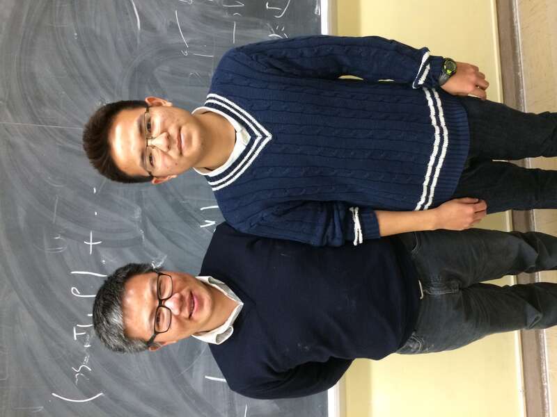 picture with professor Ngo Bao Chau