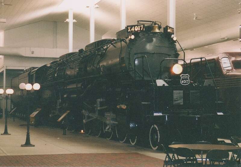 Union Pacific Big Boy 4017 at the National Railroad Museum in Green Bay, Wisconsin (United States).