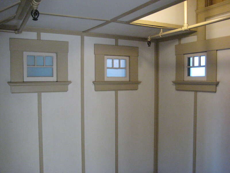 but now the view is another room or stairway.