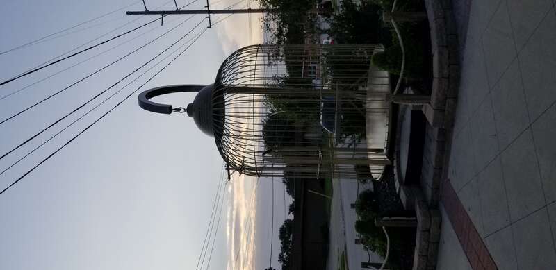 The world's largest birdcage, located in Casey, Illinois