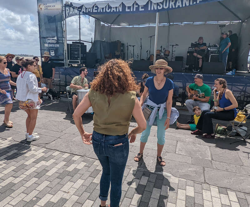 Los Amigos do Samba at French Quarter Festival 2022
