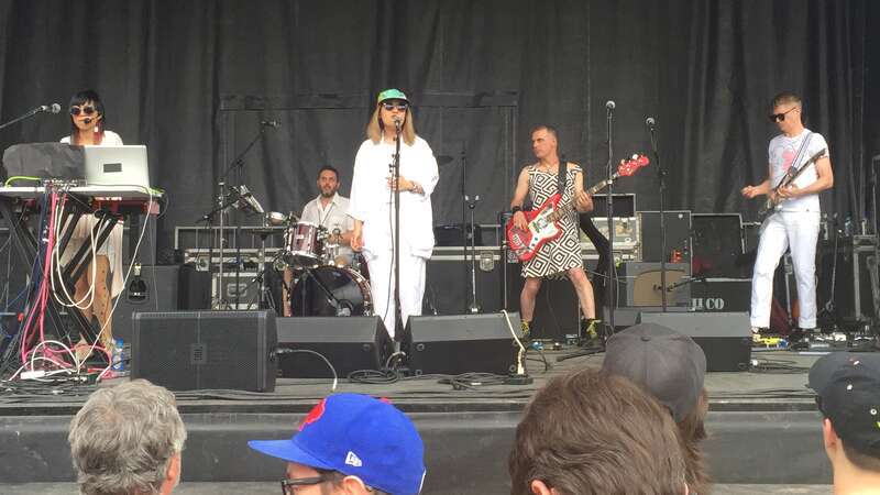 Band performance at Solid Sound Festival (North Adams MA), 27 June 2015
Cibo Matto:
Yuka Honda on Keyboard
Miho Hatori on Vocal
Yuval Lion on Drums
Nels Cline on Guitar
Devin Hoff on Bass