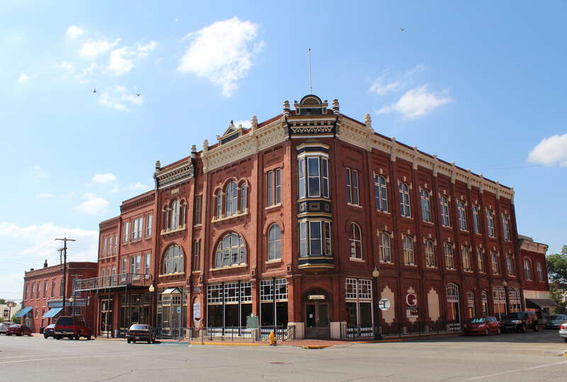 Guthrie, OK USA - Victor building