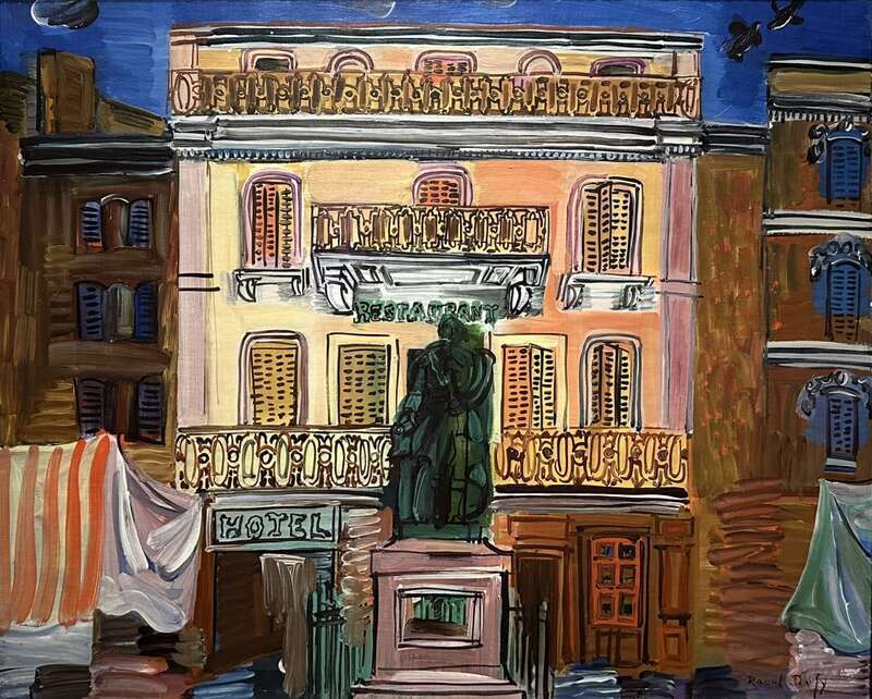 Hotel Sube by Raoul Dufy, on display in The Phillips Collection