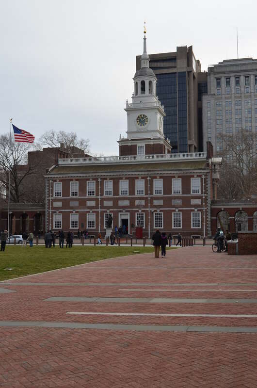 Independence Hall in Independence National Historical Park in Philadelphia, Pennsylvania.