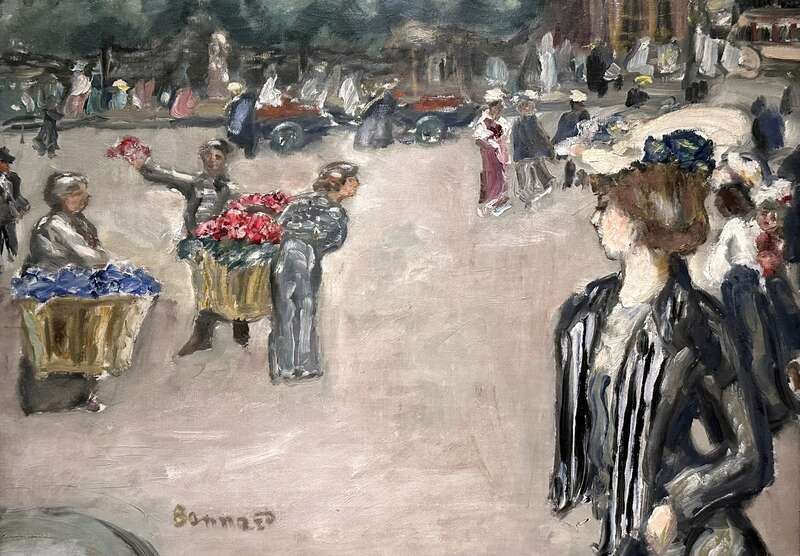 Movement of the Street by Pierre Bonnard, on display in The Phillips Collection