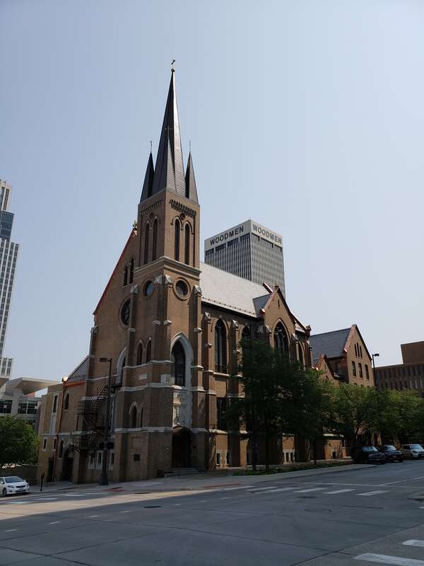 Exterior view of church