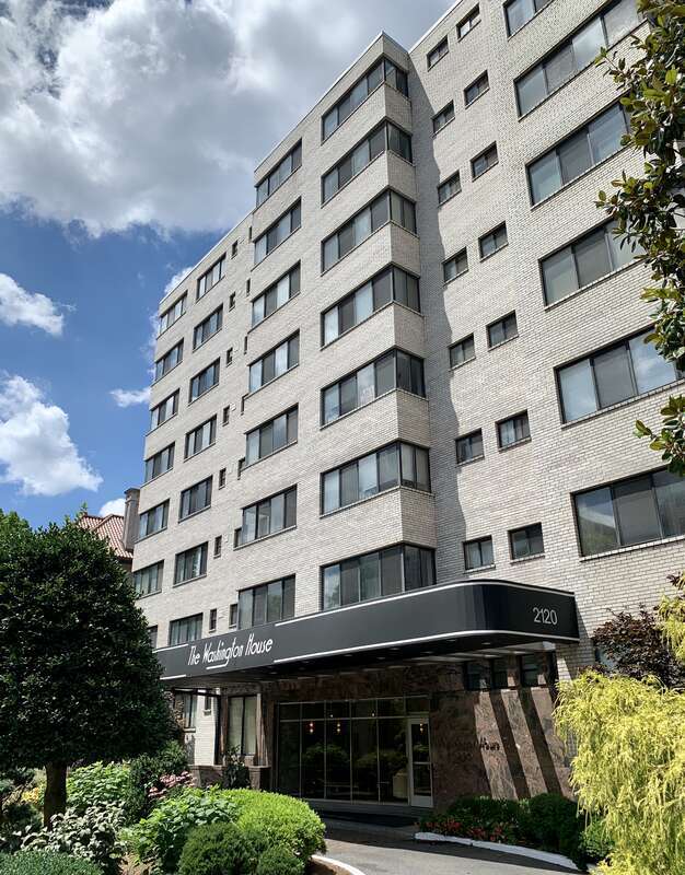 The Washington House is an apartment building located at 2120 16th Street NW in Washington, D.C. It was built in 1940 and is a contributing property to the Sixteenth Street Historic District, listed on the National Register of Historic Places in