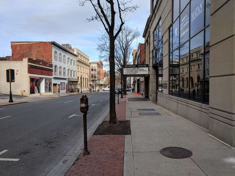 Weinberg Center for the Arts in downtown Frederick, Maryland.