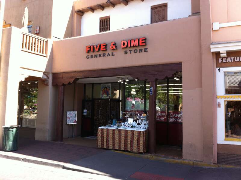 Five &amp; Dime General Store, 58 East San Francisco Street, Santa Fe, New Mexico.