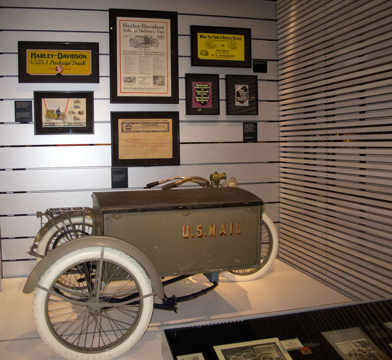Harley-Davidson US Mail side-car (circa 1914)