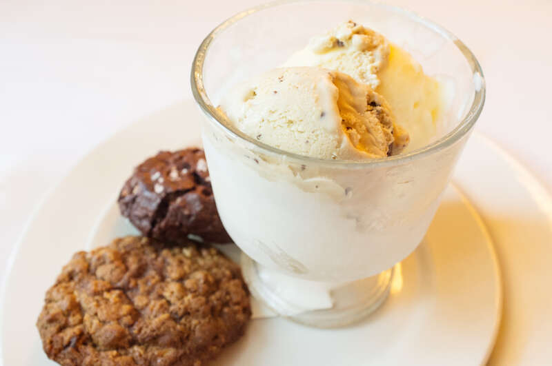 Homemade Ice Cream

ginger, buttermilk, and espresso-chocolate chip