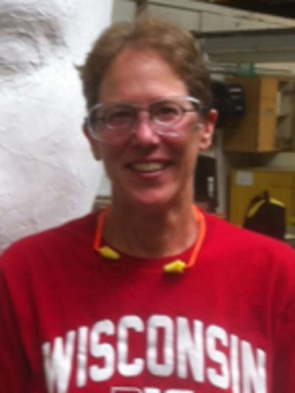 Kate Borcherding in Artist-in-residence studio. Kohler Foundry, Village of Kohler, WI. Administered by the John Michael Kohler Art Center, Fall 2015.
