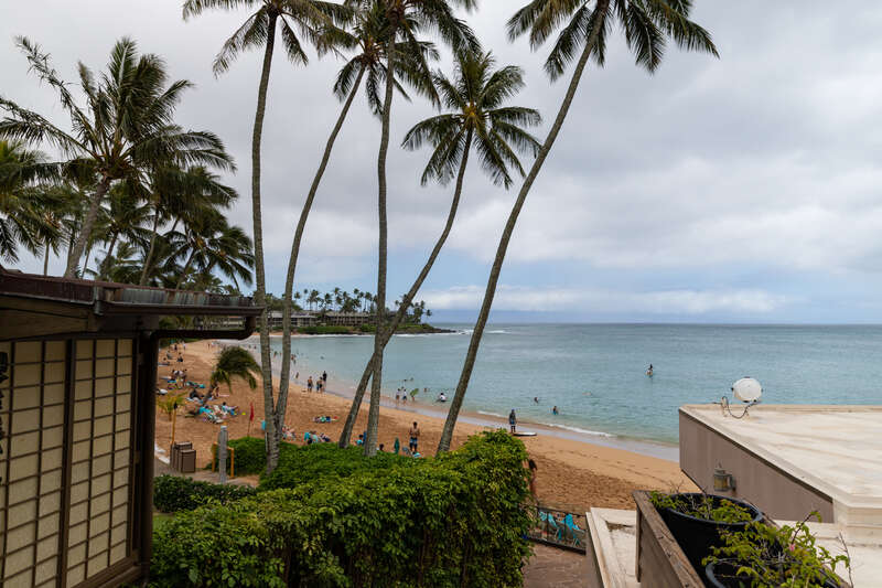 Napali beach park Maui Hawaii