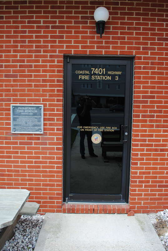 Front door.