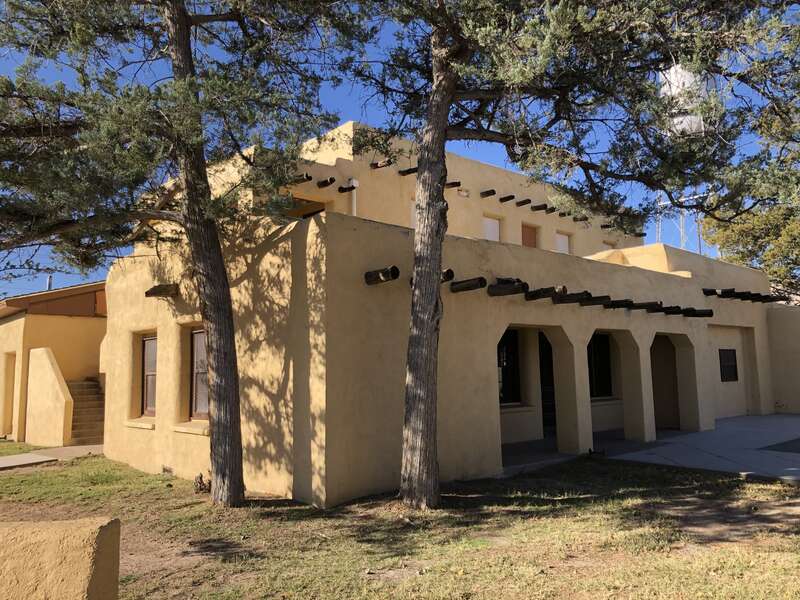 Former Belen City Hall located at 503 Becker Ave., Belen, New Mexico, USA