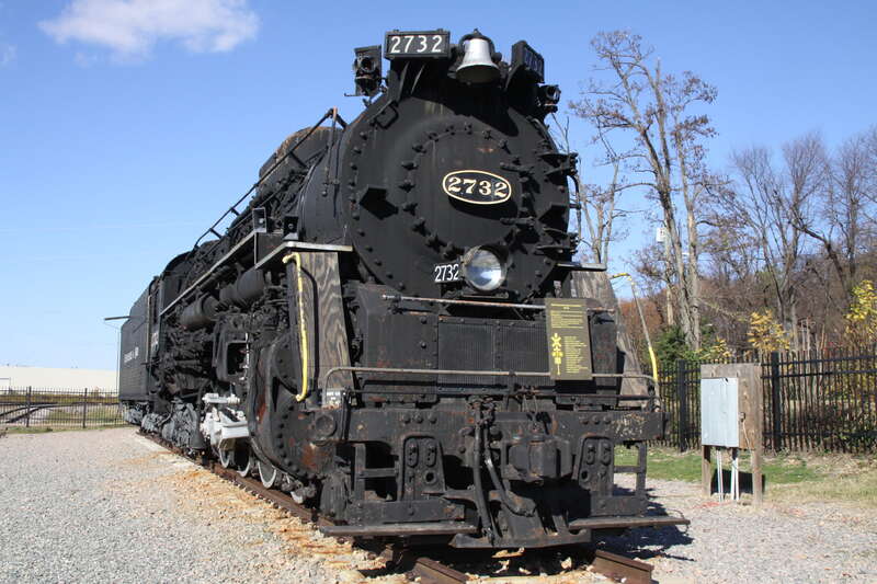 Chesapeake &amp; Ohio No. 2732 is a class K4 2-8-4 "Berkshire" type steam locomotive built by Alco in 1943 for the Chesapeake and Ohio Railway. Today it is on display in the grounds of the Science Museum of Virginia on W Broad St in downtown
