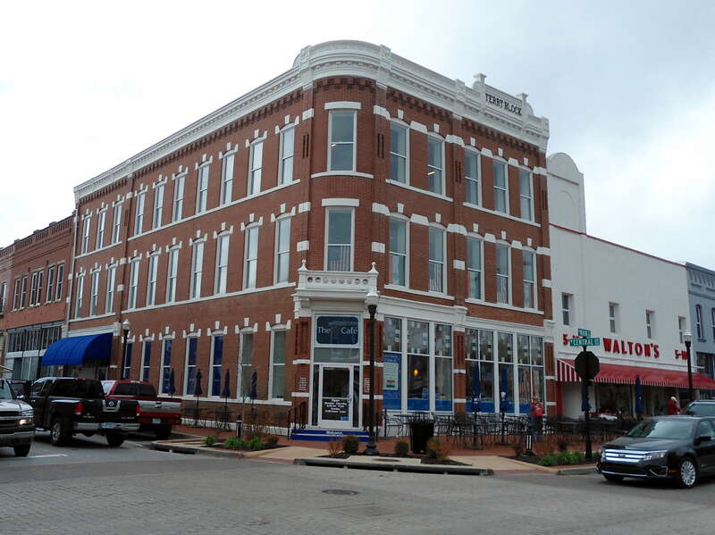 Terry Block Building in Bentonville, Arkansas NRHP: 82004613.